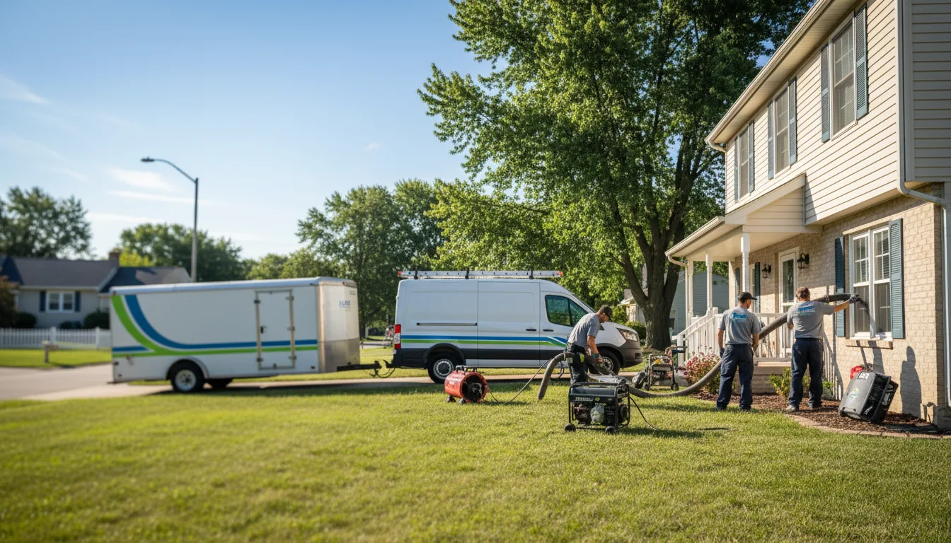 Flooded Basement Restoration And Cleanup With Repair in Luxemburg, WI near me